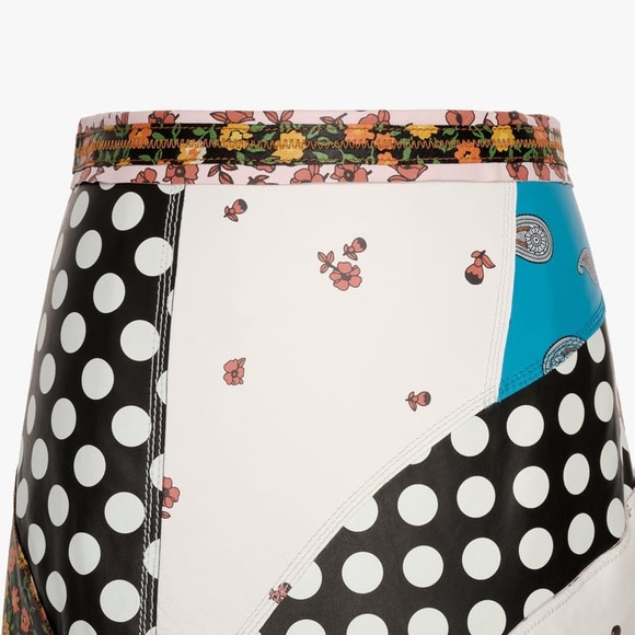 NWT. Zara Limited Edition Leather Printed High Waisted Long Skirt. Size S. - Picture 8 of 15